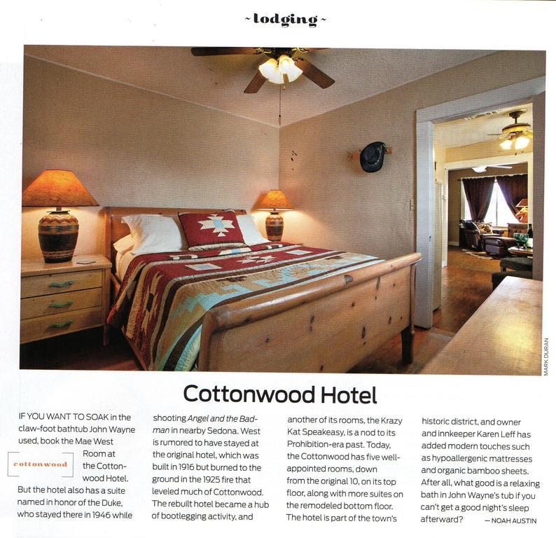 Cottonwood Hotel Экстерьер фото